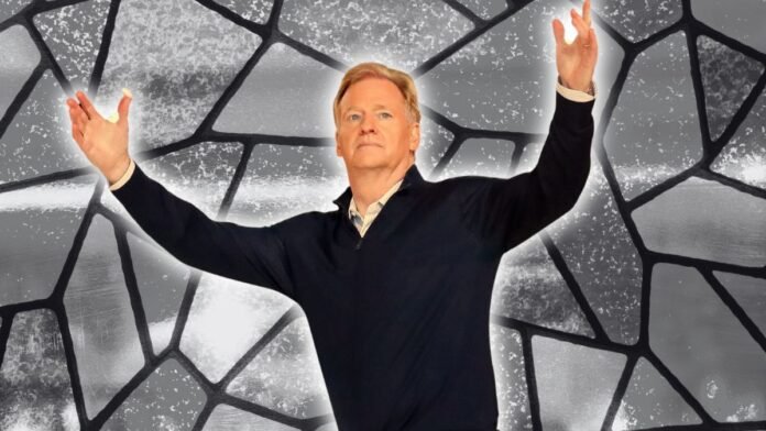 Roger Goodell (Canva Creation: Courtesy: © Tork Mason-Imagn Images)