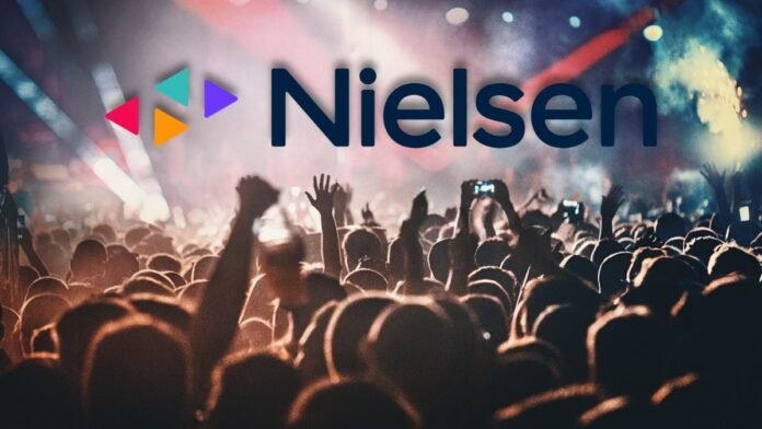 A photo of the Nielsen logo